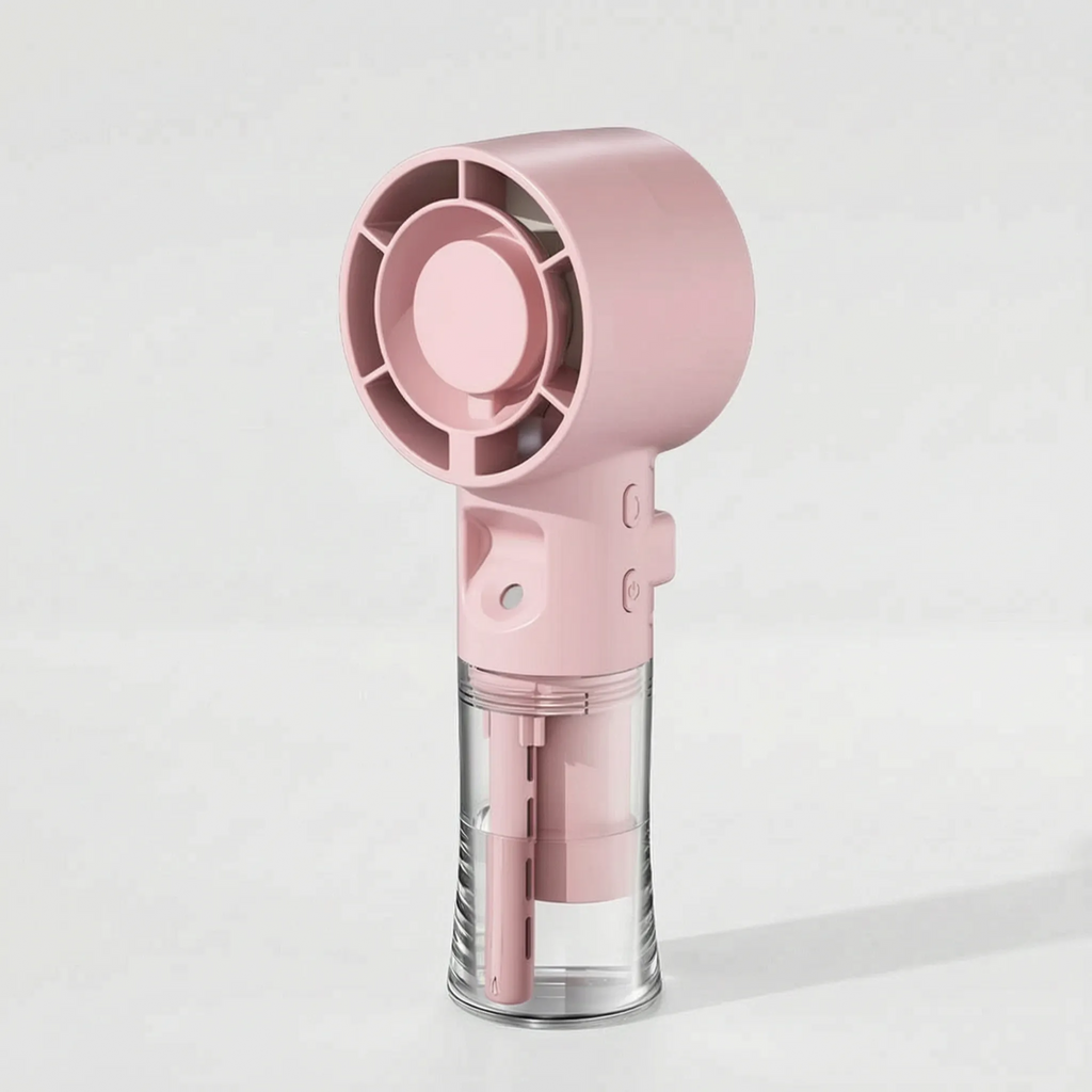 Rechargeable Handheld Misting Fan Portable Cooling Device