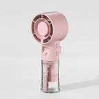 Rechargeable Handheld Misting Fan Portable Cooling Device