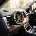 Compact Dashboard Air Outlet Fan with Scent Diffuser for Car Aromatherapy