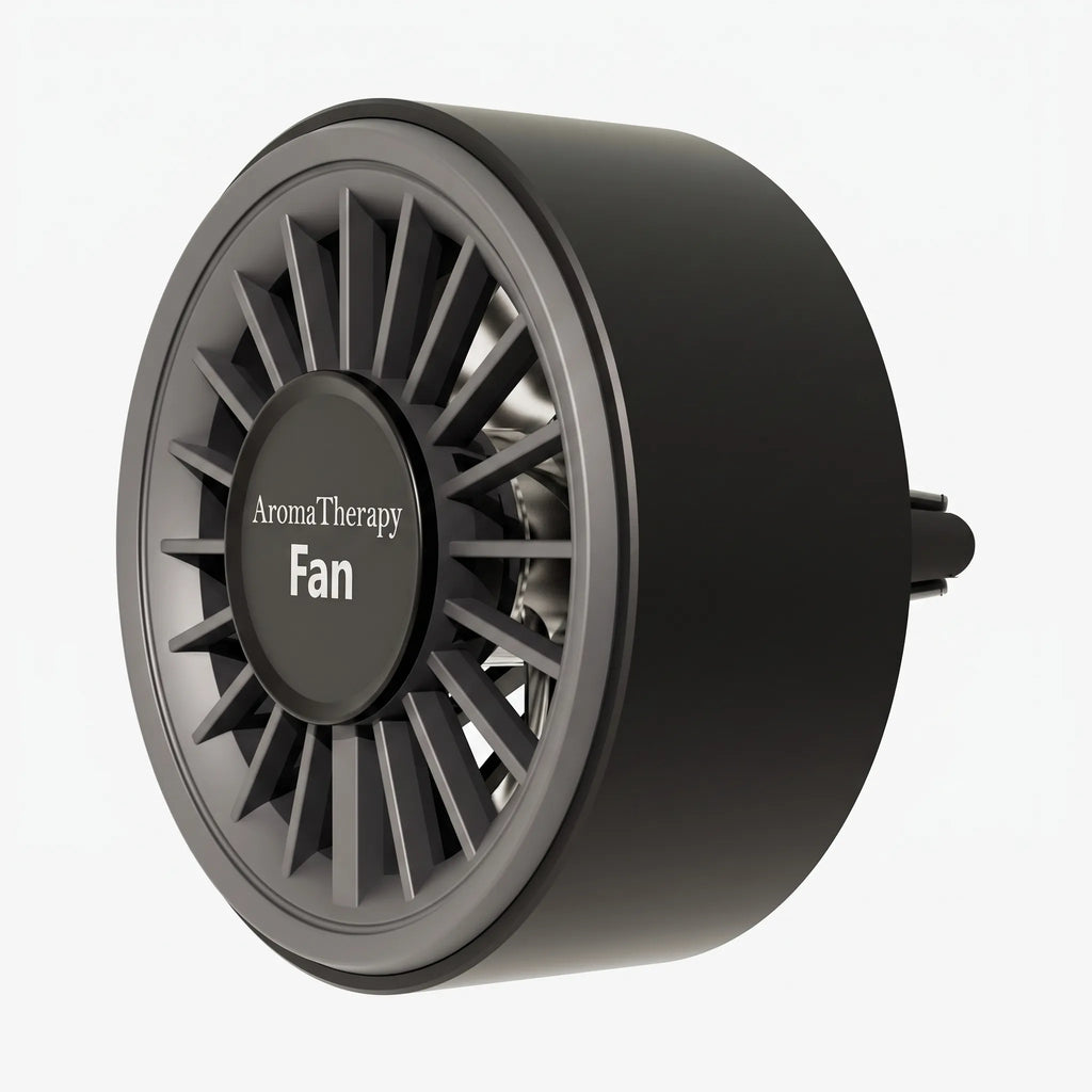 Compact Dashboard Air Outlet Fan with Scent Diffuser for Car Aromatherapy