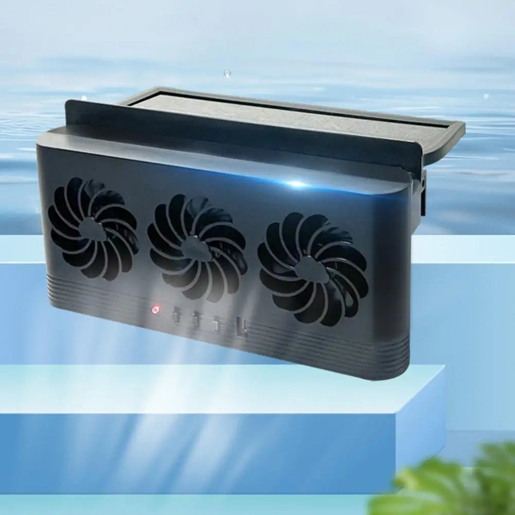 Window Mounted Solar Exhaust Fan for Energy Efficient Home Ventilation