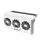 Window Mounted Solar Exhaust Fan for Energy Efficient Home Ventilation