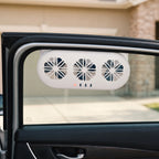Solar Powered Car Window Fan for Fresh Air and Ventilation