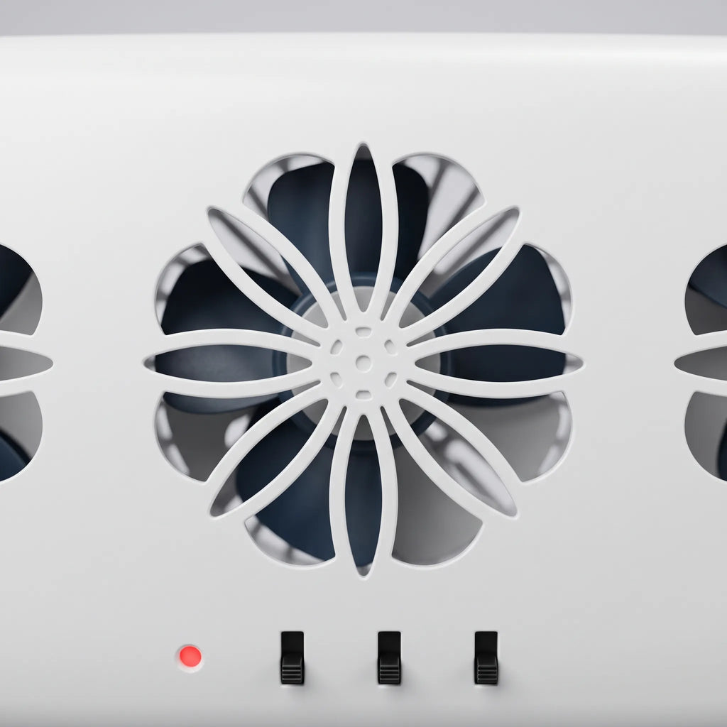 Solar Powered Car Window Fan for Fresh Air and Ventilation