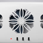 Solar Powered Car Window Fan for Fresh Air and Ventilation