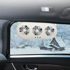 Solar Powered Car Window Fan for Fresh Air and Ventilation