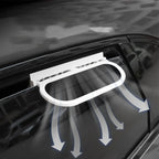 Solar Powered Car Window Fan for Fresh Air and Ventilation