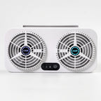 Dual Head Vehicle Window Exhaust Fan for Car Air Circulation