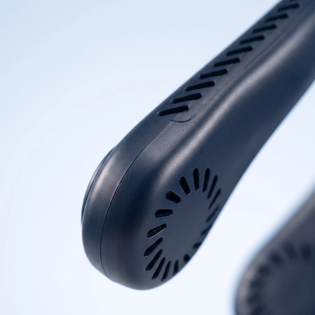 Rechargeable Bladeless Neck Fan Wearable Cooling Device for Personal Use