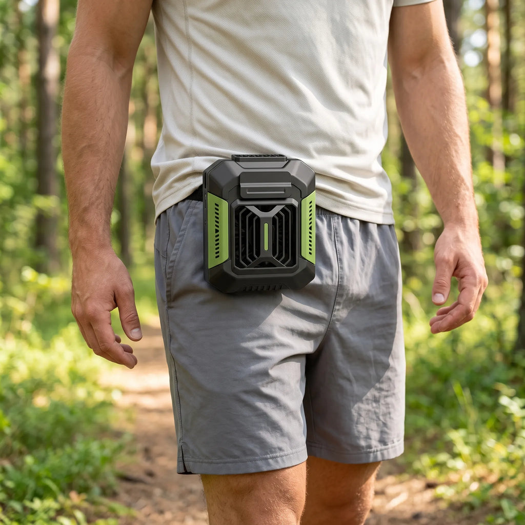 Wearable Waist Clip Cooling Fan Portable Personal Air Cooler