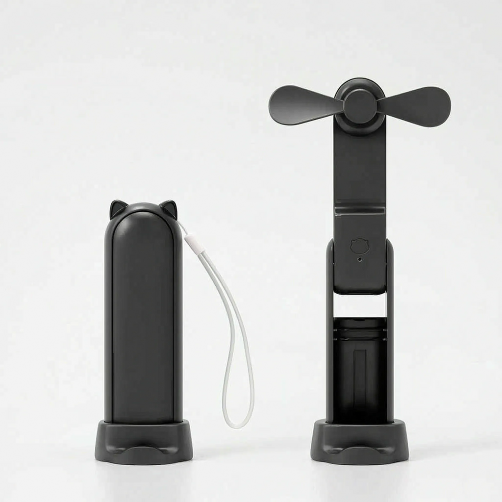 Compact Foldable Handheld Personal Cooling Fan Portable Rechargeable Fan for Home and Travel