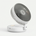 Compact Cordless Night Light Fan for Bedroom and Living Room
