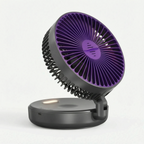 Compact Cordless Night Light Fan for Bedroom and Living Room