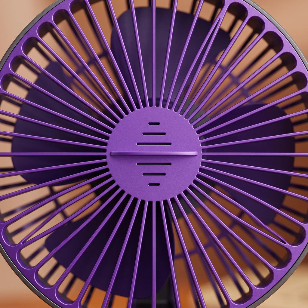 Compact Cordless Night Light Fan for Bedroom and Living Room
