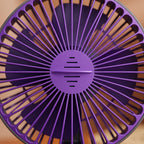 Compact Cordless Night Light Fan for Bedroom and Living Room