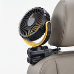 Rechargeable Multi-Angle Car Sun Visor Fan Portable Cooling Solution