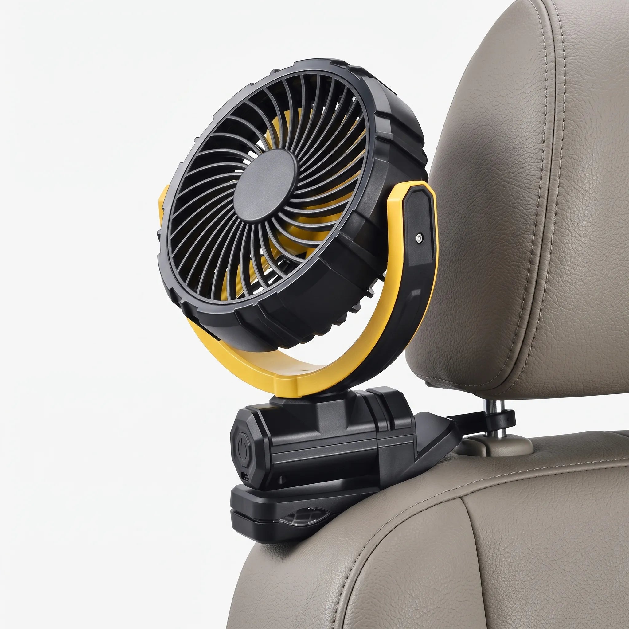 Rechargeable Multi-Angle Car Sun Visor Fan Portable Cooling Solution