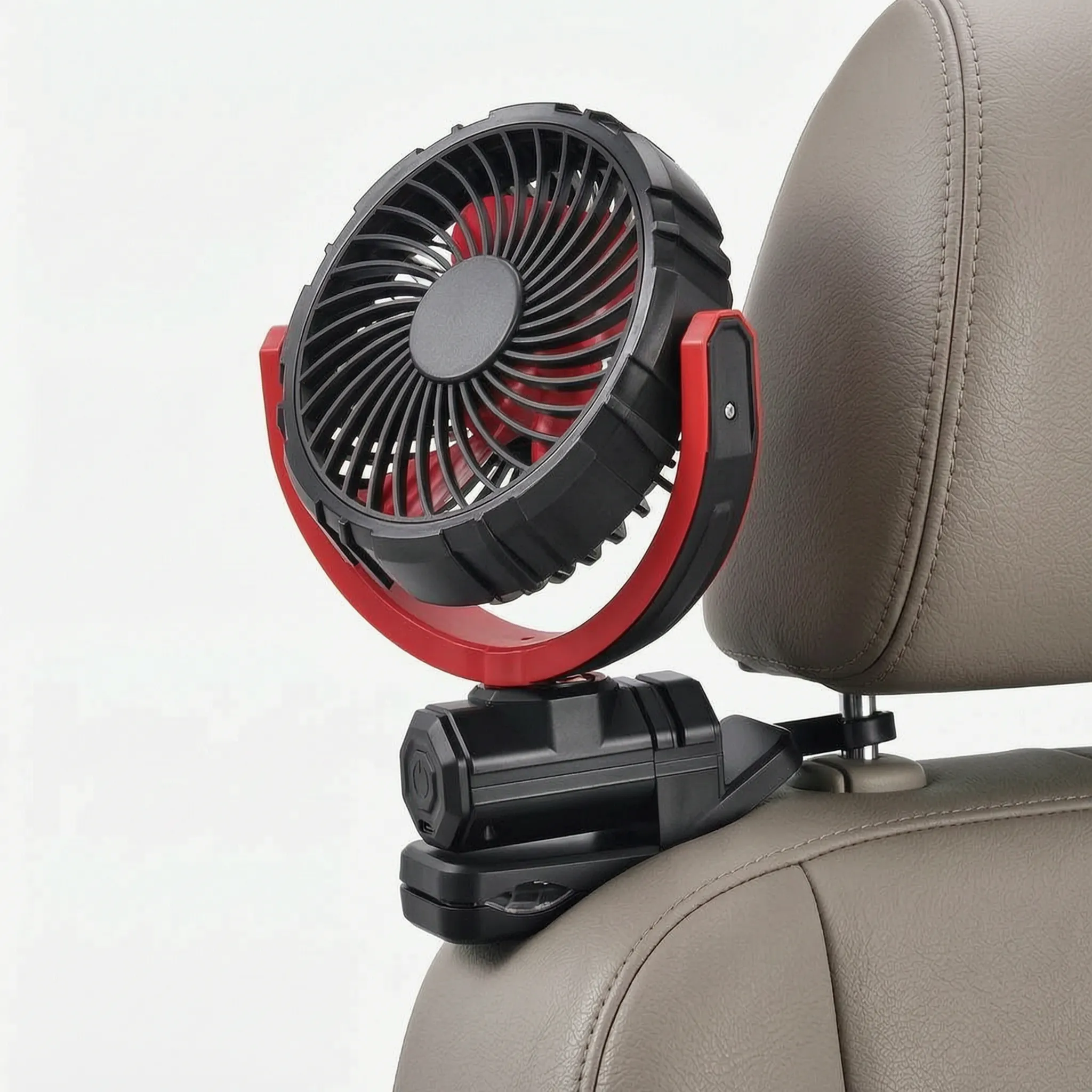 Rechargeable Multi-Angle Car Sun Visor Fan Portable Cooling Solution