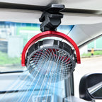 Rechargeable Multi-Angle Car Sun Visor Fan Portable Cooling Solution