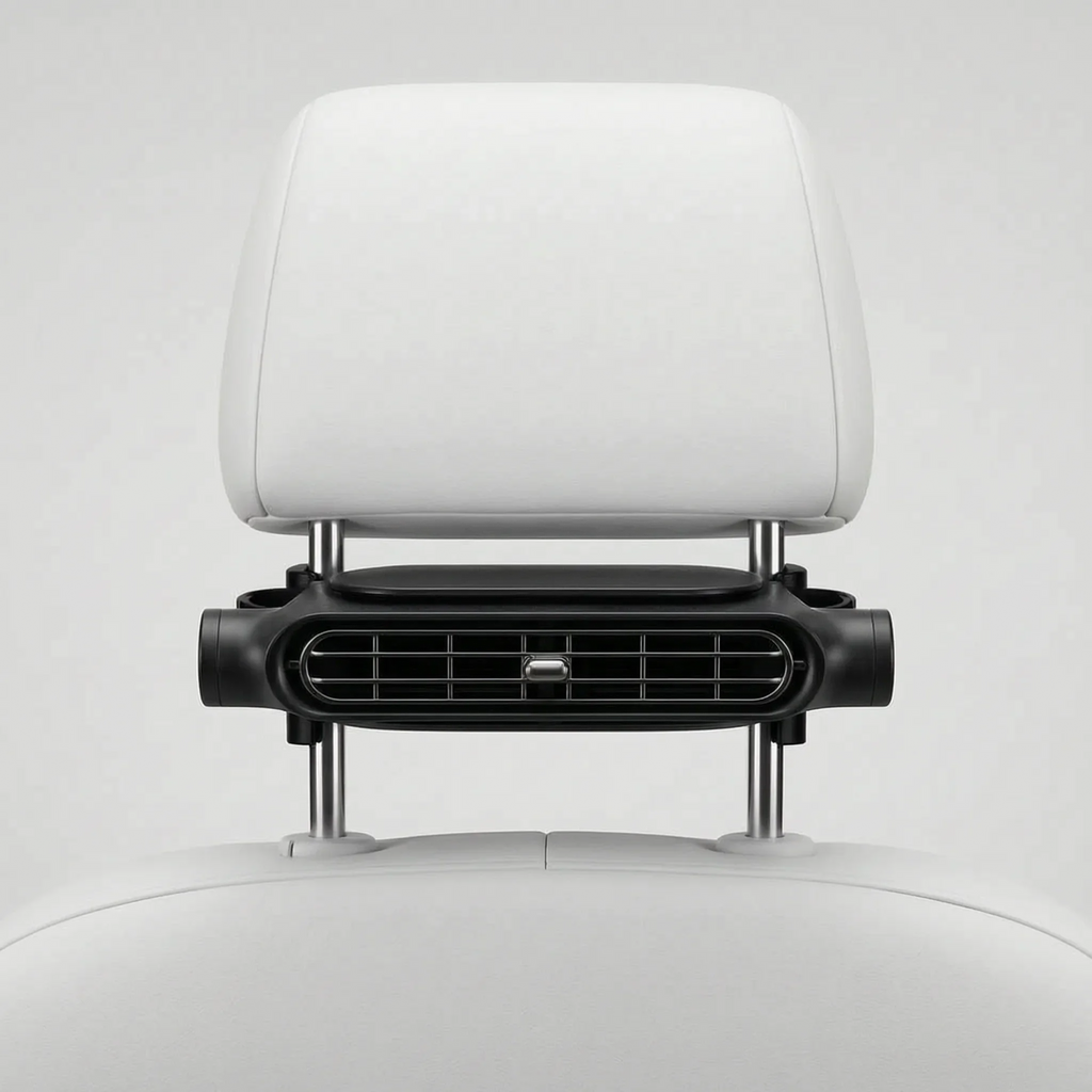 USB Powered Car Headrest Fan Compact Cooling Solution for Vehicle Comfort