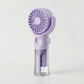 Portable Rechargeable Water Mist Fan for Cool Comfort Outdoors