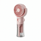 Portable Rechargeable Water Mist Fan for Cool Comfort Outdoors