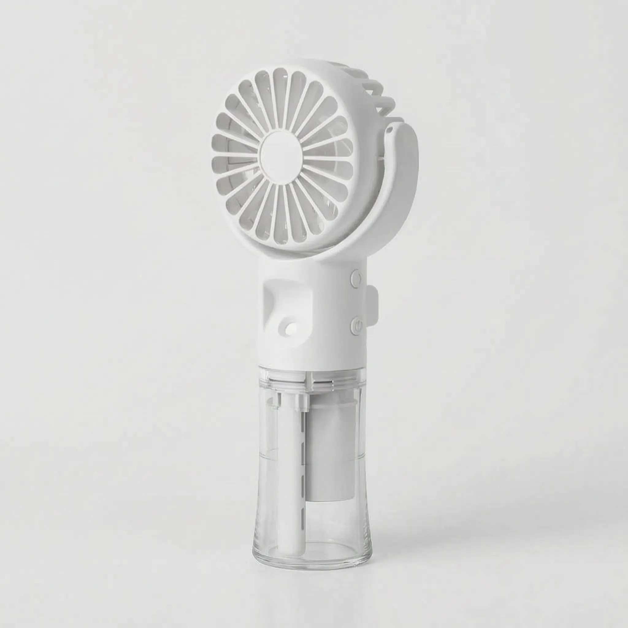 Portable Rechargeable Water Mist Fan for Cool Comfort Outdoors