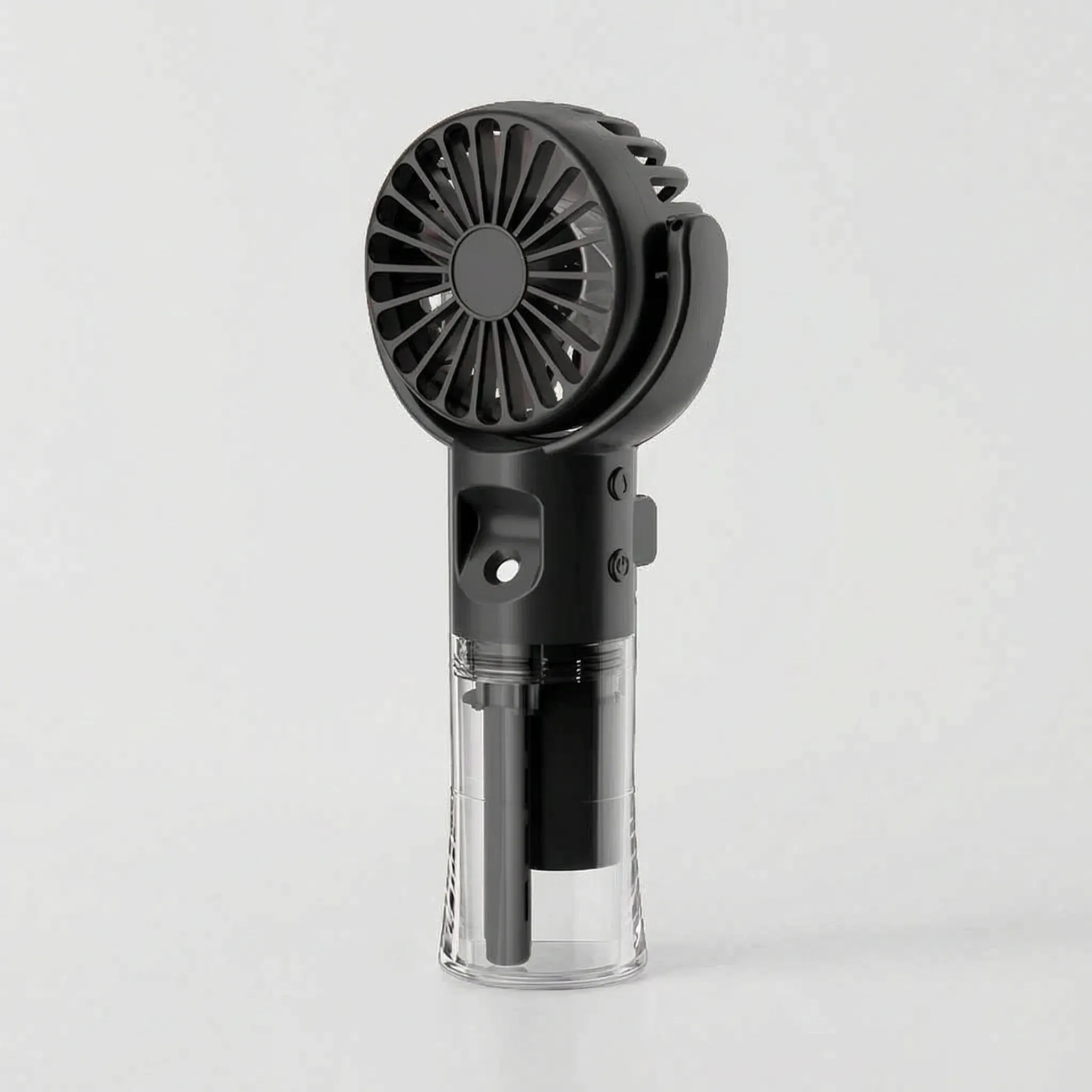Portable Rechargeable Water Mist Fan for Cool Comfort Outdoors