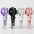 Portable Rechargeable Water Mist Fan for Cool Comfort Outdoors