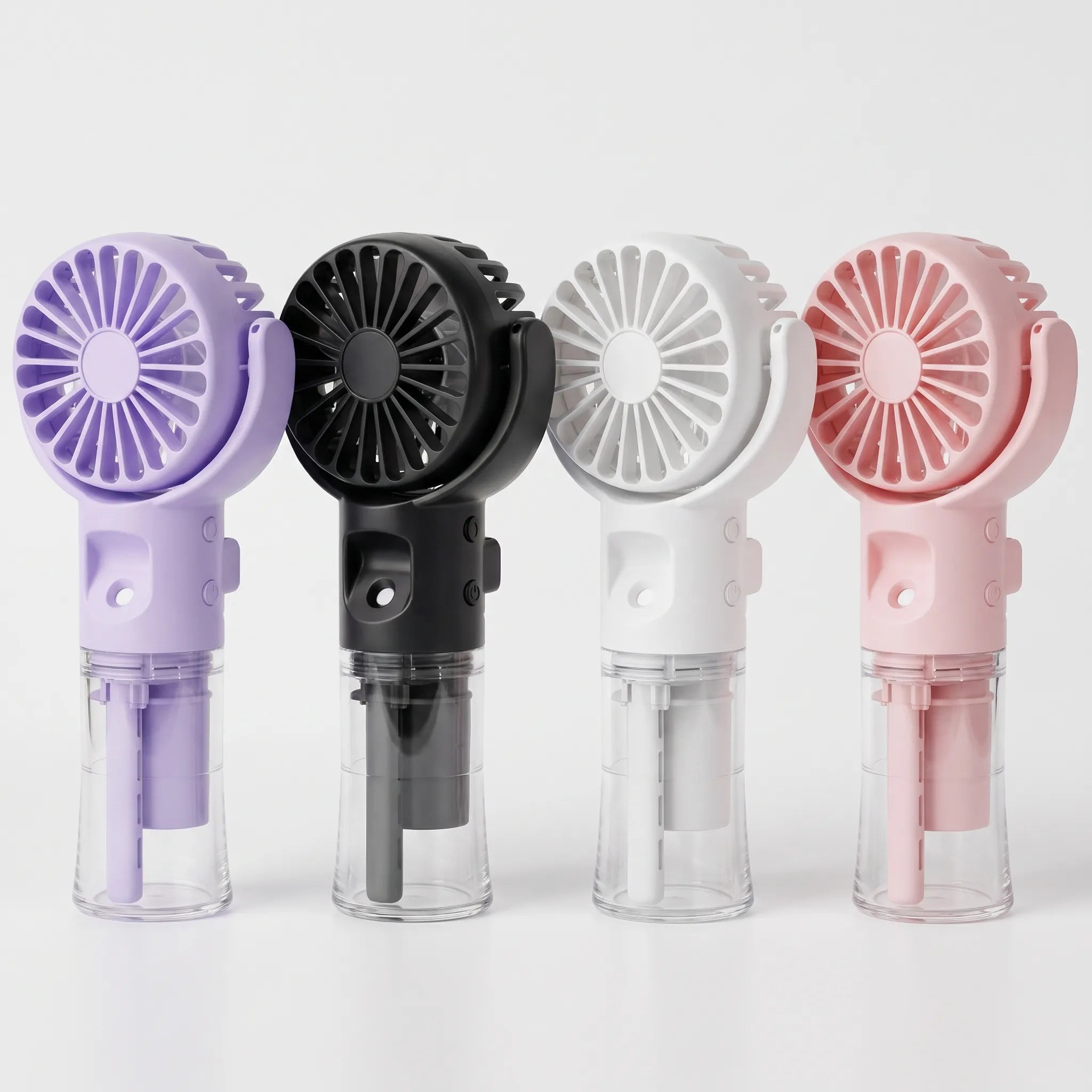 Portable Rechargeable Water Mist Fan for Cool Comfort Outdoors
