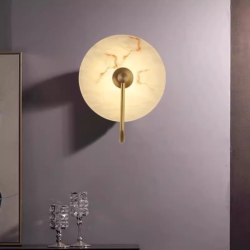 Alabaster Marble LED Wall Lamp Modern Interior Lighting