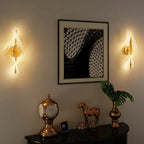 Modern LED Spiral Sconce Wall Light Set of 2 with Adjustable Colour Temperature