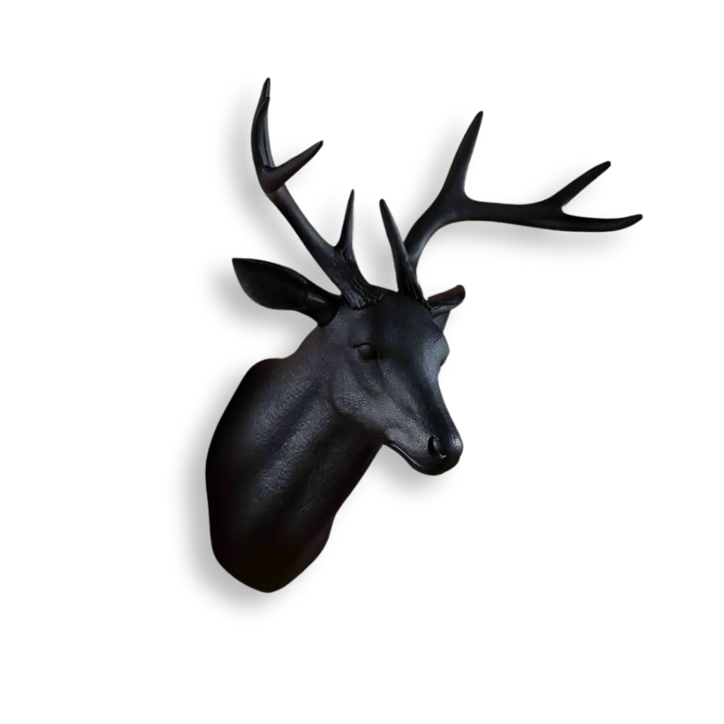 Nordic Matte Deer Wall Sculpture