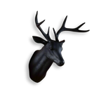 Nordic Matte Deer Wall Sculpture