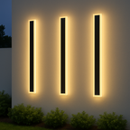 Modern Outdoor LED Wall Light with Dimmable Strip Design Modern Interior Lighting