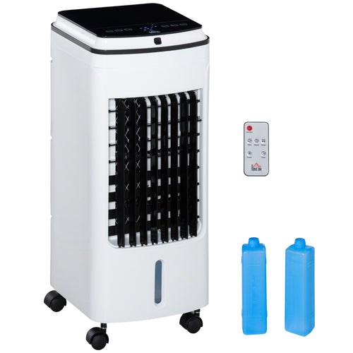 3-in-1 Personal Evaporative Air Cooler with Ice Packs and 4L Tank White