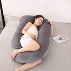 U-Shape Pregnancy Body Pillow for Supported Side Sleeping
