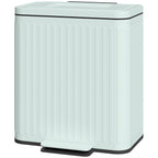Dual Compartment Pedal Bin with Soft-Close Lid