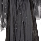 Grey Winged Grim Reaper Animatronic Halloween Decoration