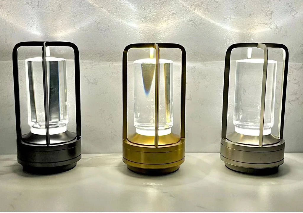 Portable Wireless LED Lantern with Charging Station