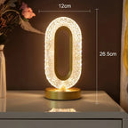Stellora 3D Crystal LED Night Light with Touch Dimming