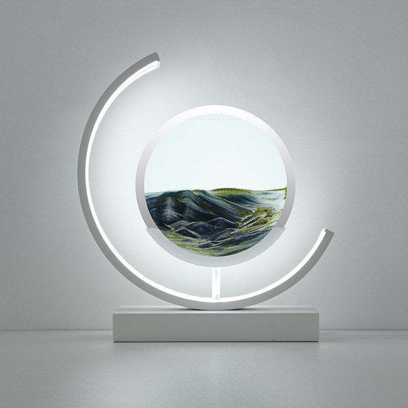 Sandlight Quicksand LED Table Lamp with 360° Rotation