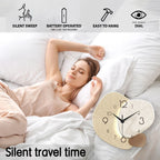 TempoStone Modern Wall Clock with Silent Quartz Movement