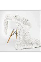 Chunky Knit Throw Blanket
