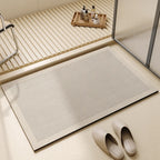 Super Absorbent Quick-Dry Bathroom Floor Mat with Non-Slip Base