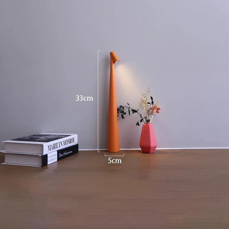 Glowora Rechargeable LED Table Lamp with Touch Dimming