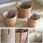 Nordic Woven Plant Storage Basket Modern Home Storage