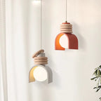Wabi-Sabi Pendant Light in Japanese Minimalist Resin