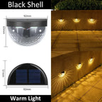 Solar Powered Garden Wall Light with Self-Contained Waterproof Design