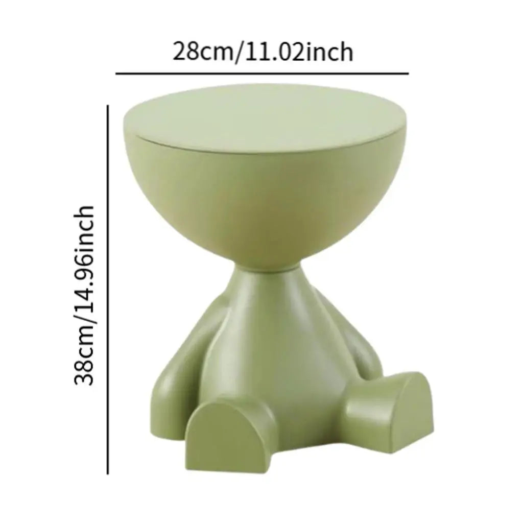 Playful Bear-Shaped Side Table with Hidden Storage